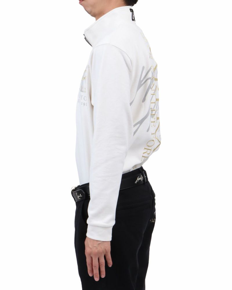 ホワイト：174cm62kg(Lサイズ着用)