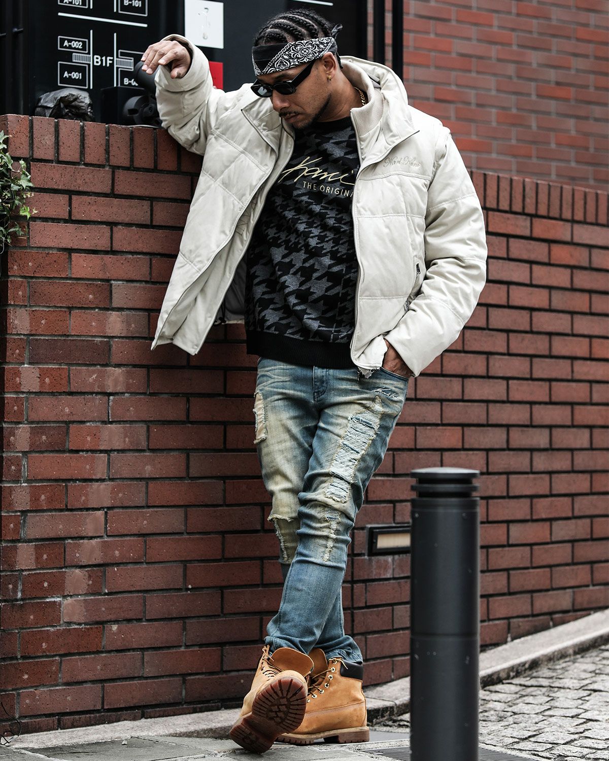 ブラック：183cm(XLサイズ着用)