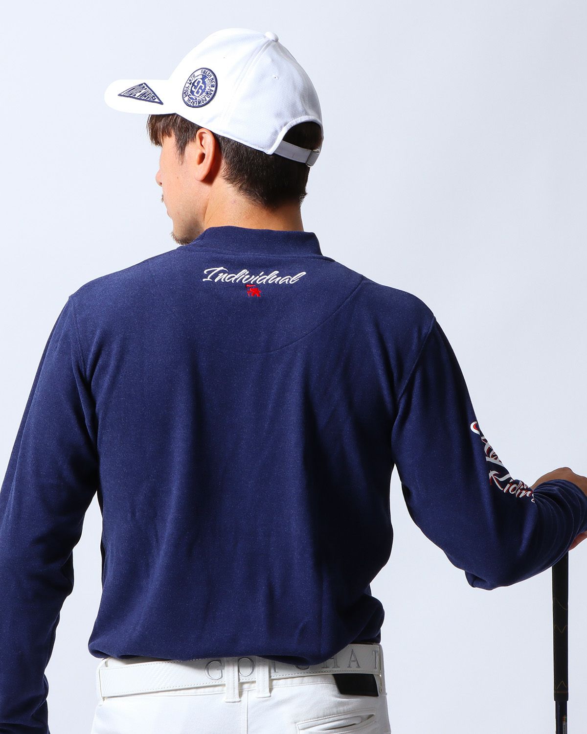 ブルー：180cm/70kg(Lサイズ着用)