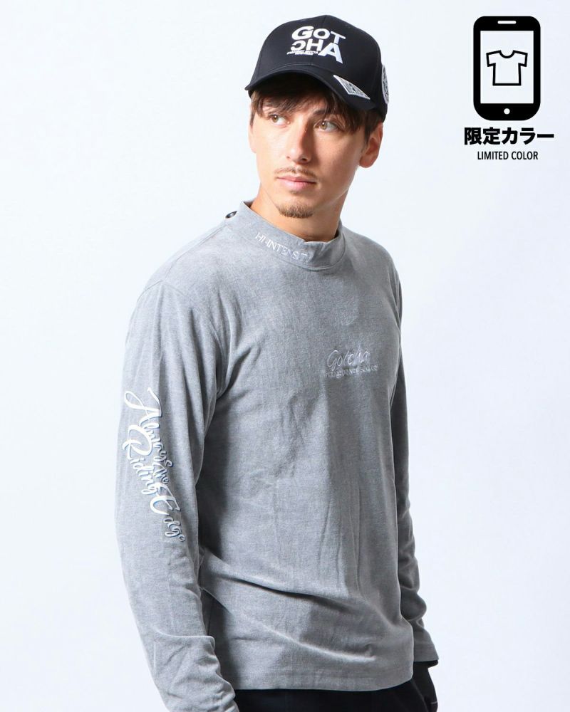 杢グレー：180cm/70kg(Lサイズ着用)