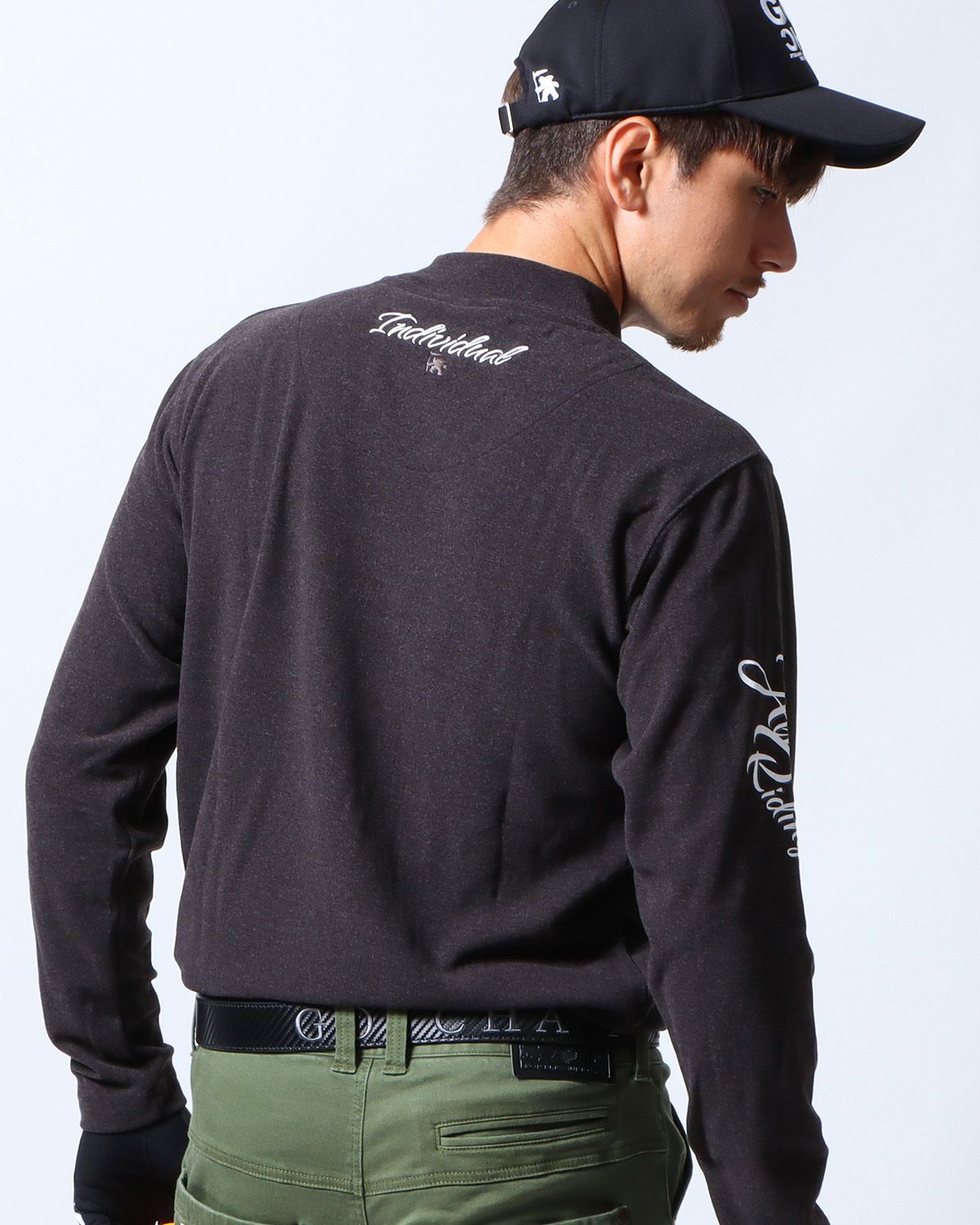 ブラック：180cm/70kg(Lサイズ着用)