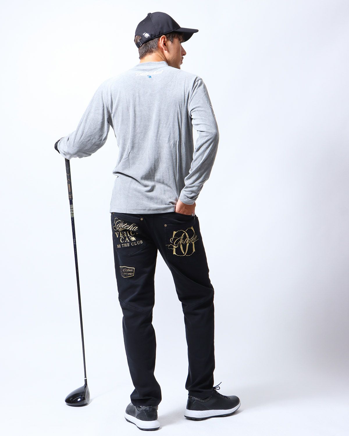 杢グレー：180cm/70kg(Lサイズ着用)