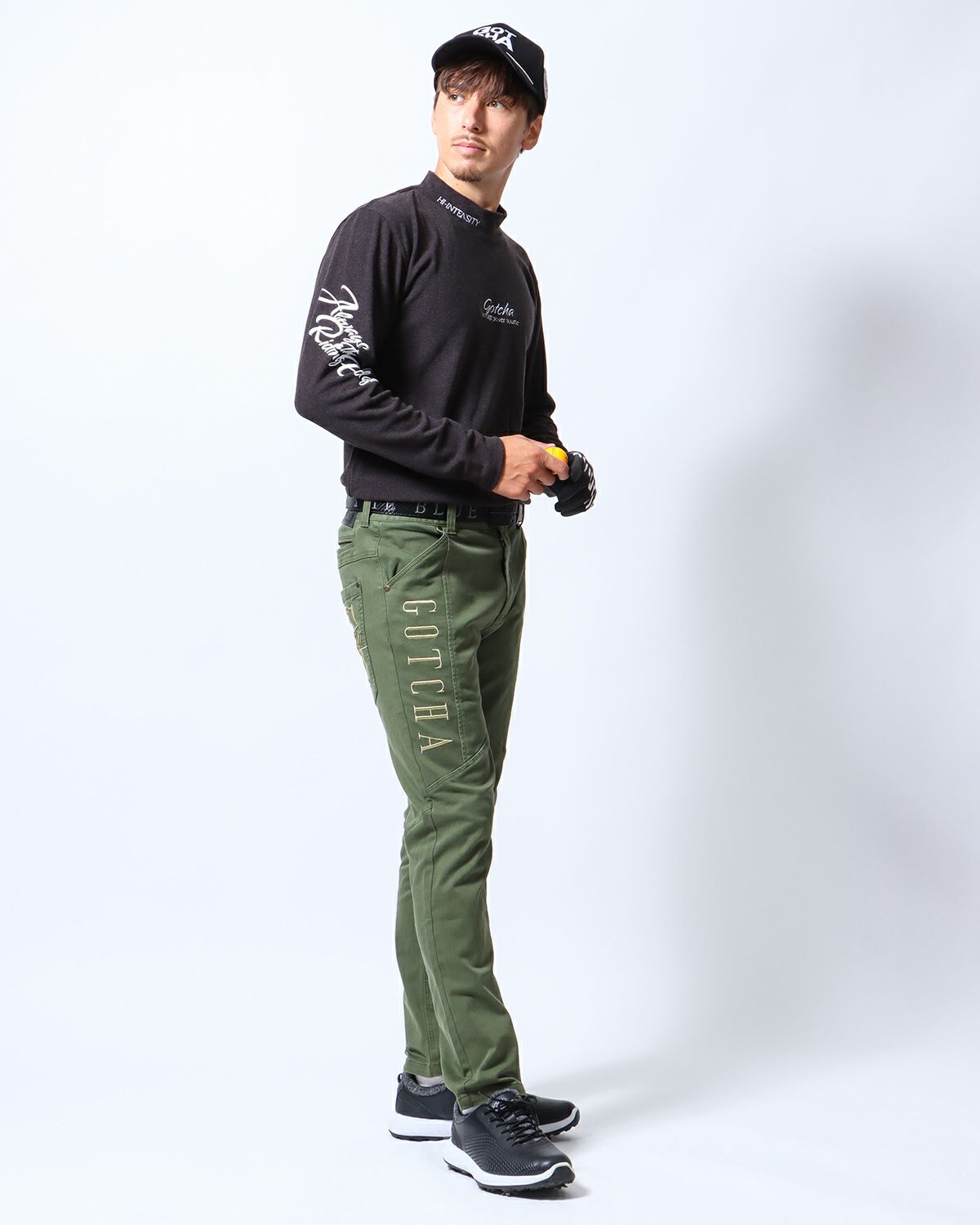 ブラック：180cm/70kg(Lサイズ着用)