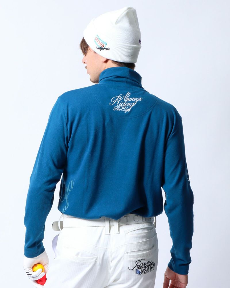 エメラルドグリーン：180cm/70kg(Lサイズ着用)