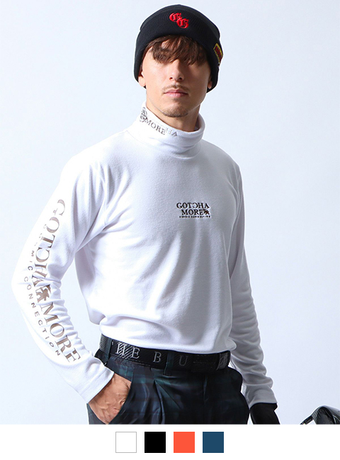 ホワイト：180cm/70kg(Lサイズ着用)