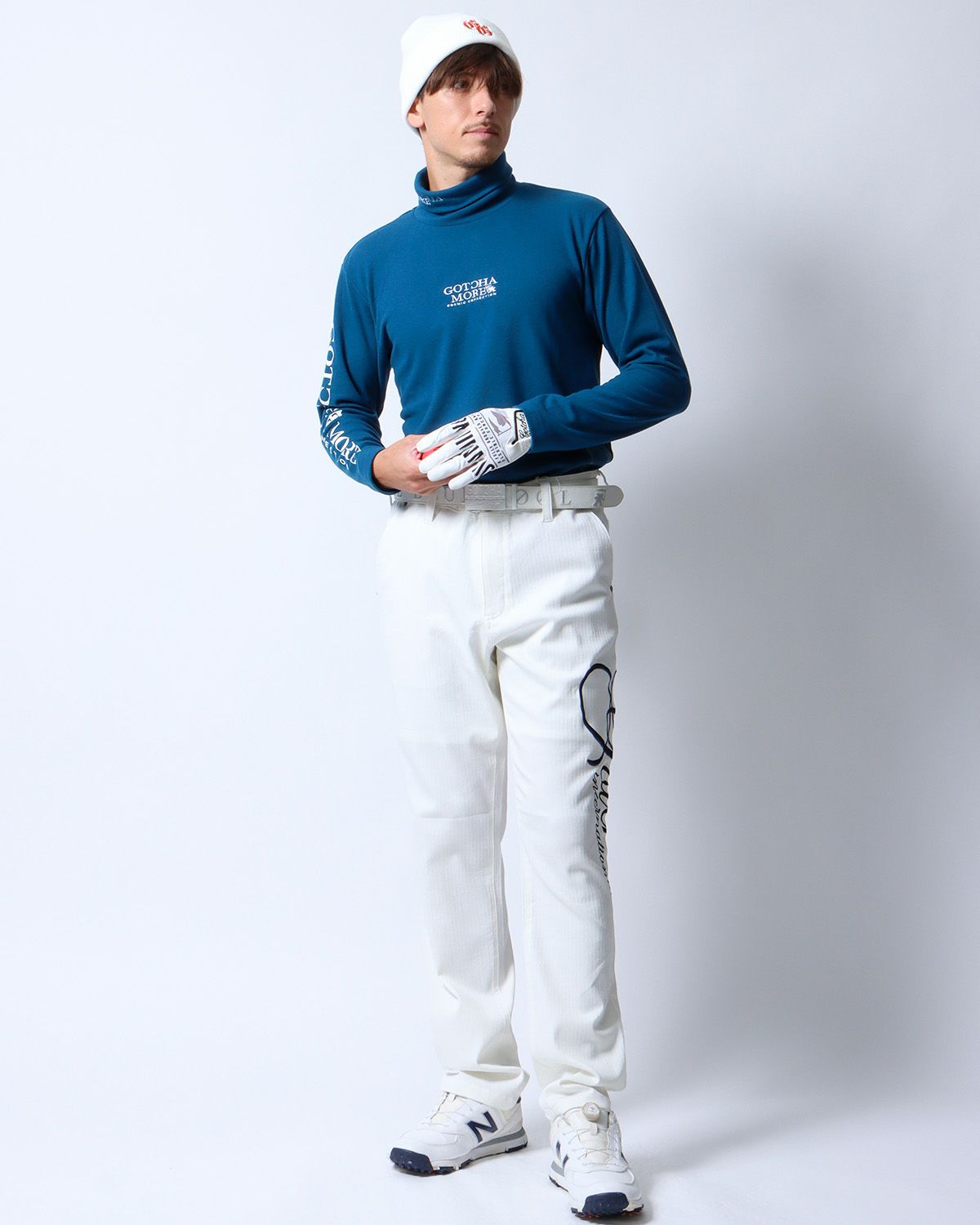 エメラルドグリーン：180cm/70kg(Lサイズ着用)