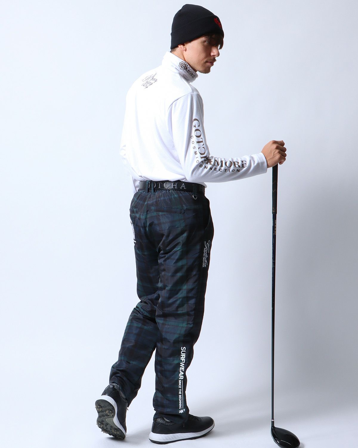 ホワイト：180cm/70kg(Lサイズ着用)