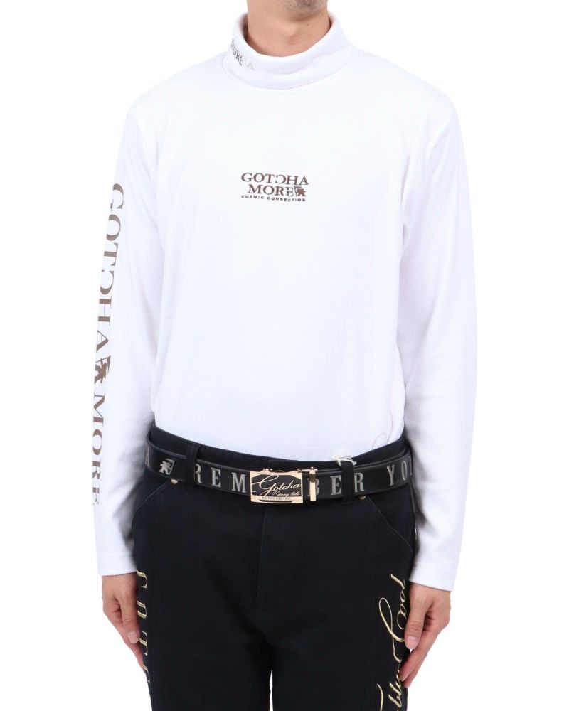 ホワイト：174cm62kg(Lサイズ着用)