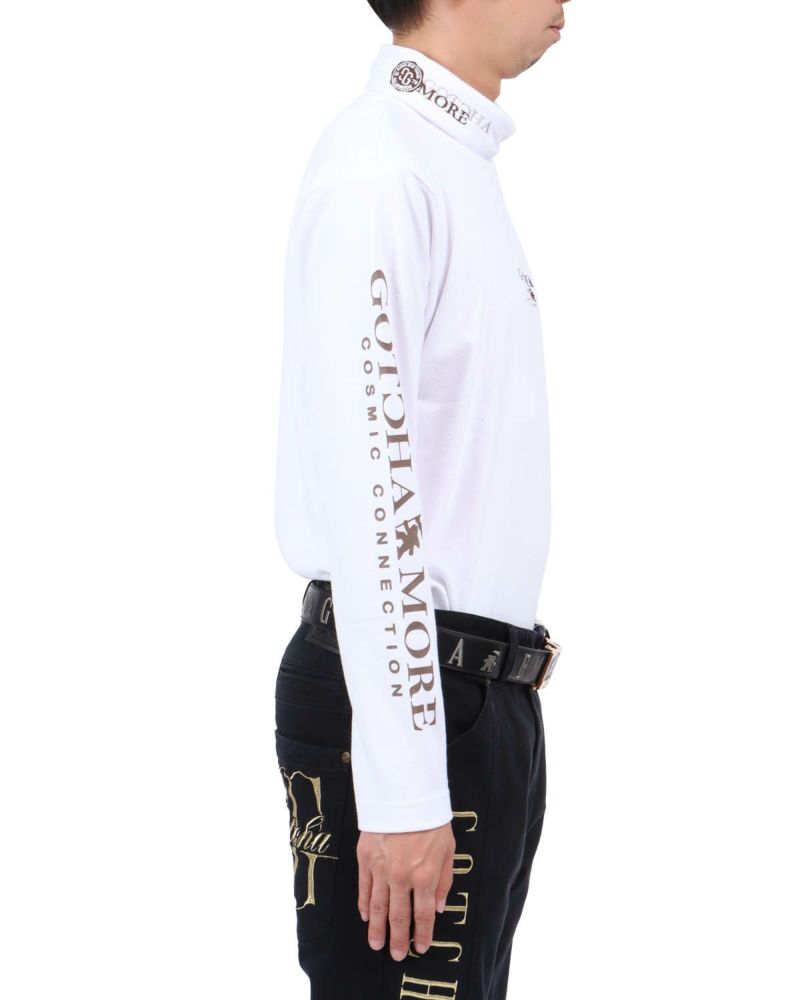 ホワイト：174cm62kg(Lサイズ着用)