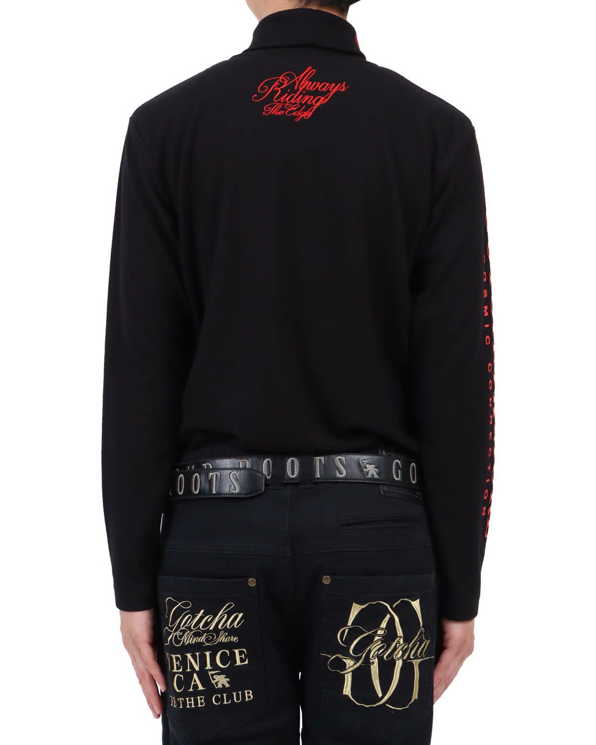 ブラック：174cm62kg(Lサイズ着用)