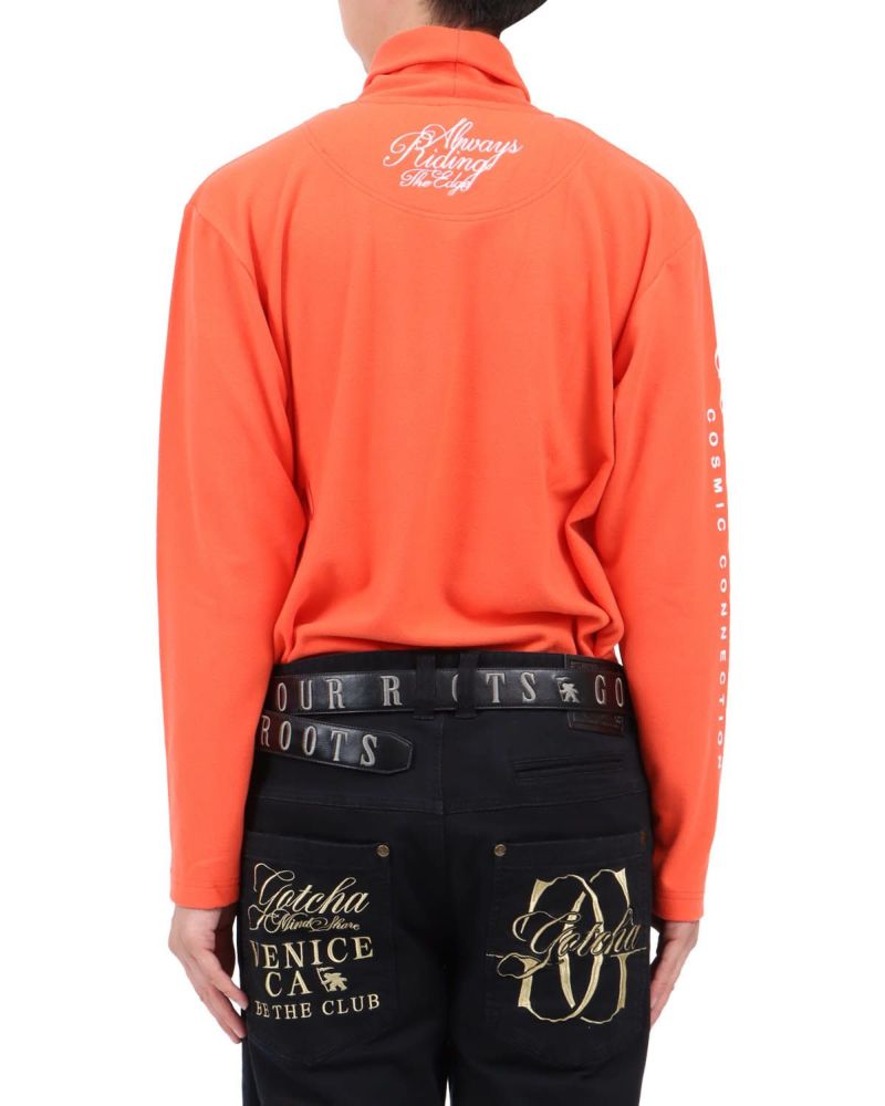 オレンジ：174cm62kg(Lサイズ着用)