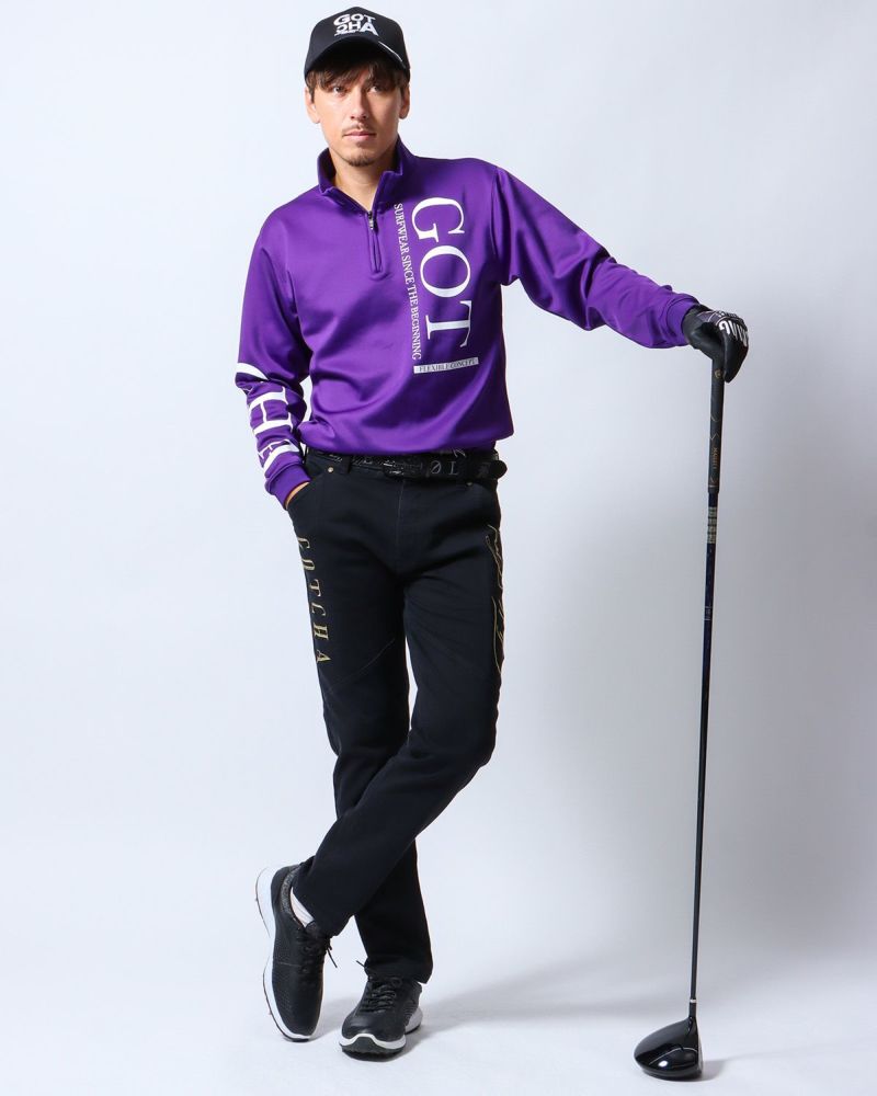 パープル：180cm/70kg(Lサイズ着用)