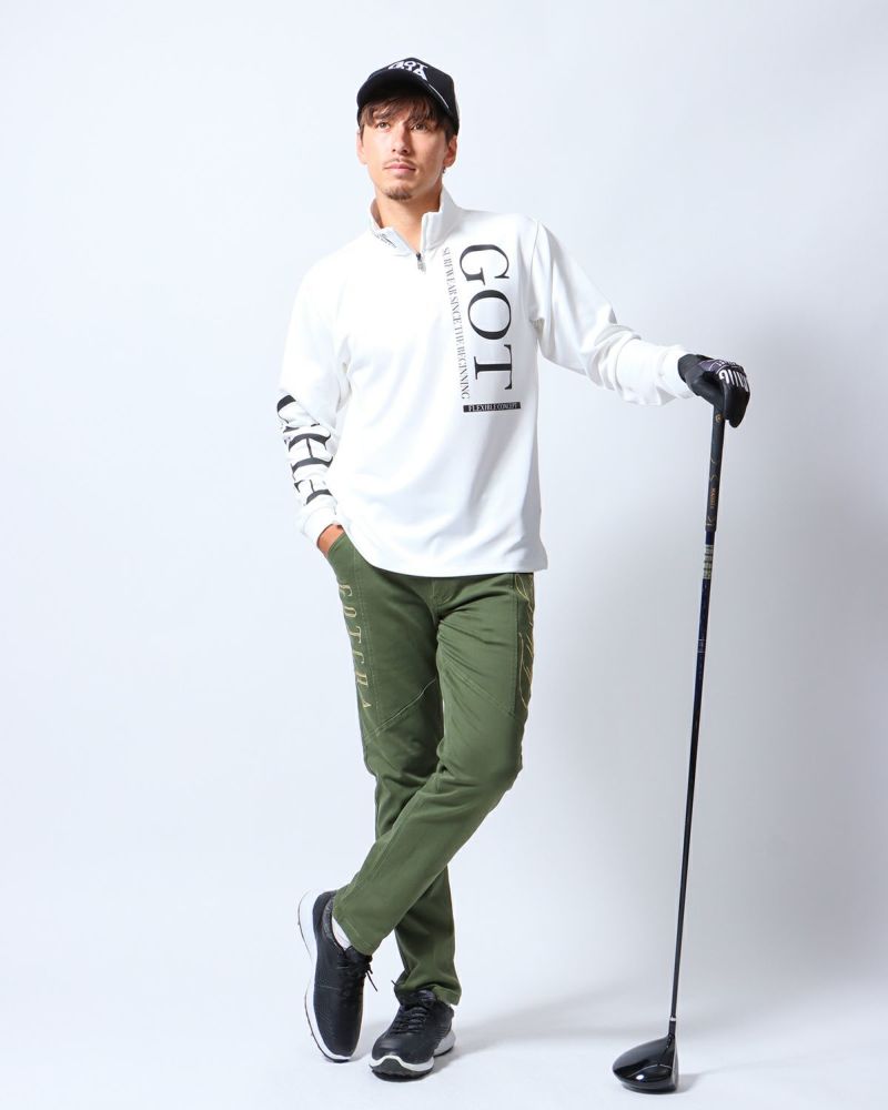 ホワイト：180cm/70kg(Lサイズ着用)