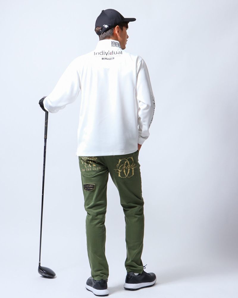 ホワイト：180cm/70kg(Lサイズ着用)