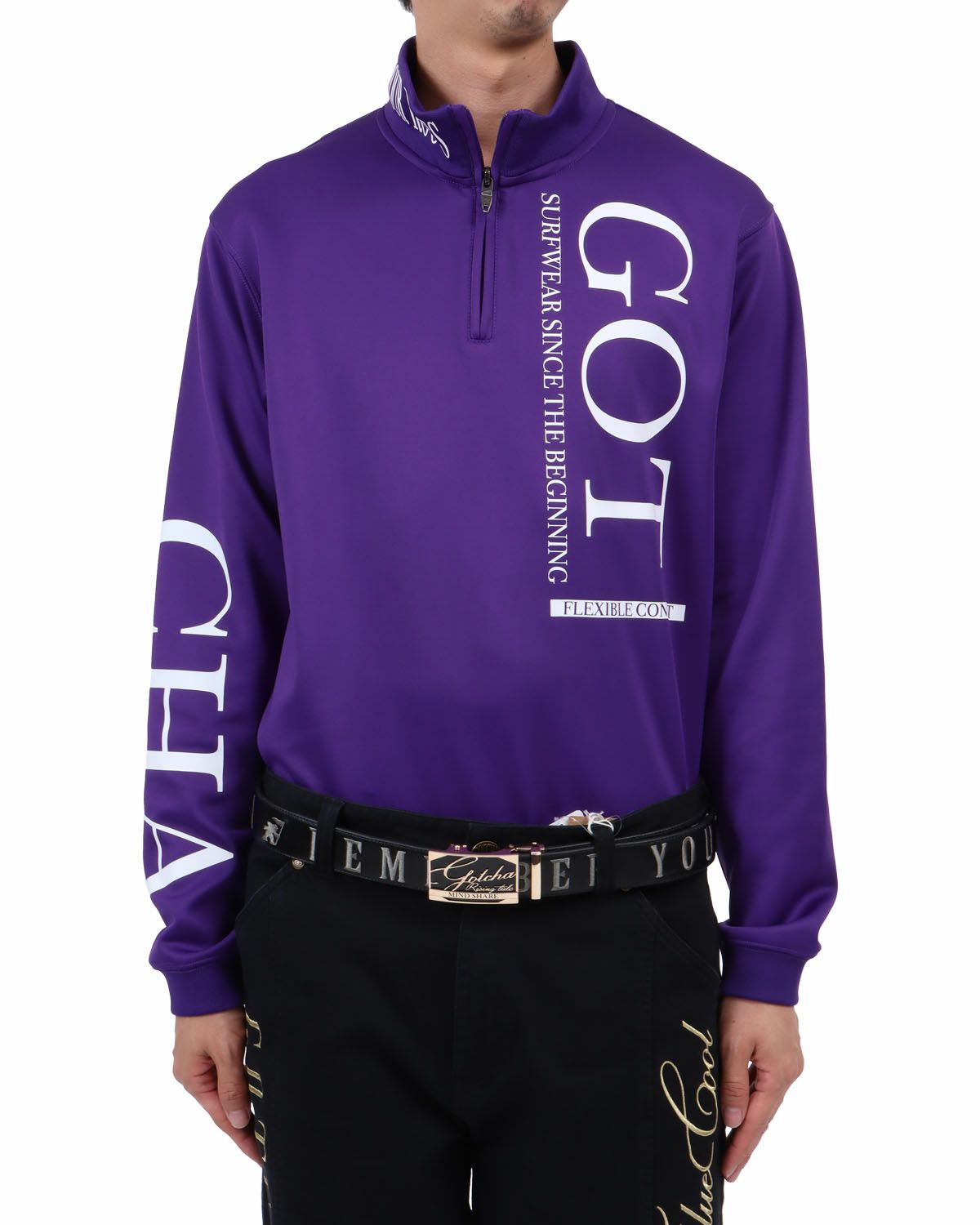 パープル：174cm62kg(Lサイズ着用)