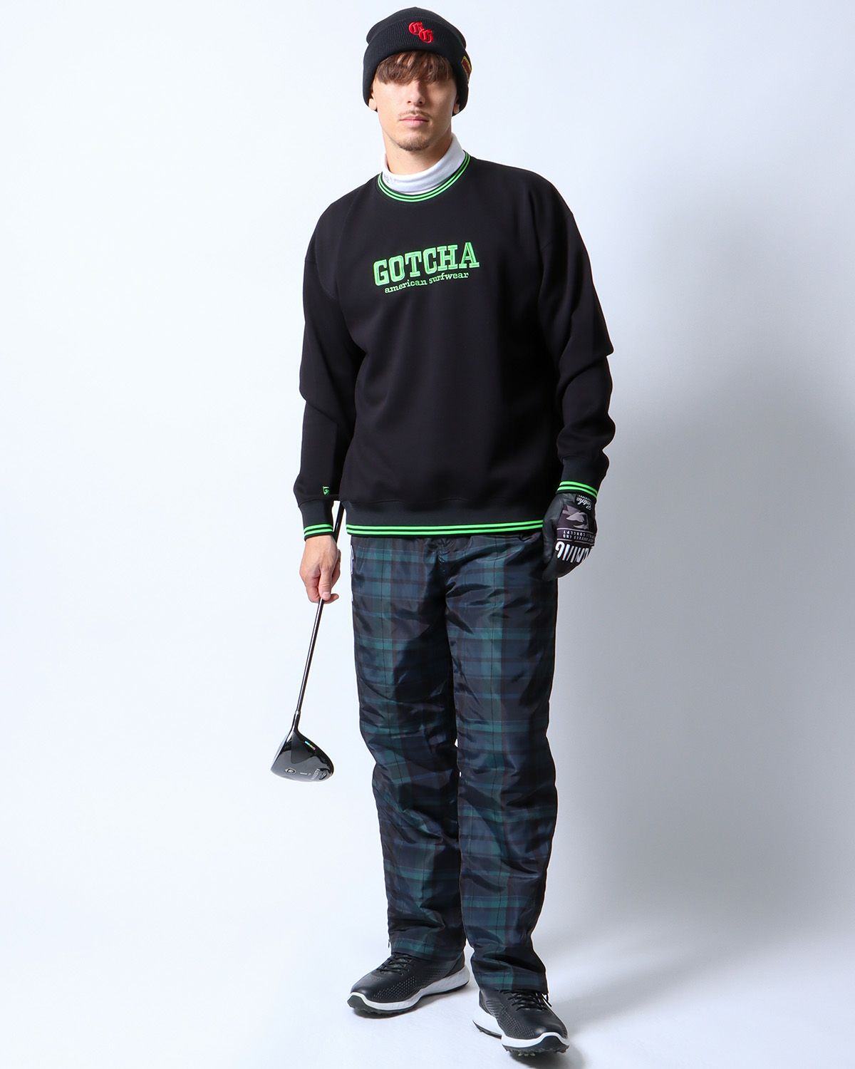 ブラック：180cm/70kg(Lサイズ着用)