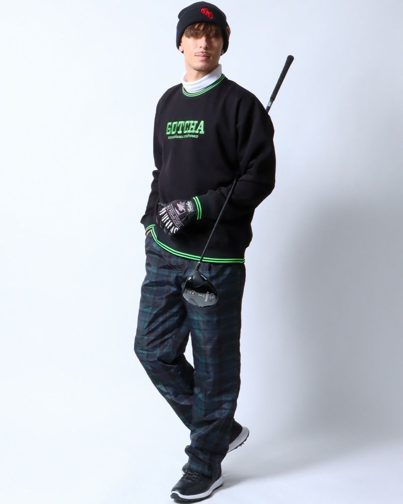 GOTCHA GOLF] UVカット 鹿の子 ダンボールニット トレーナー | PEET