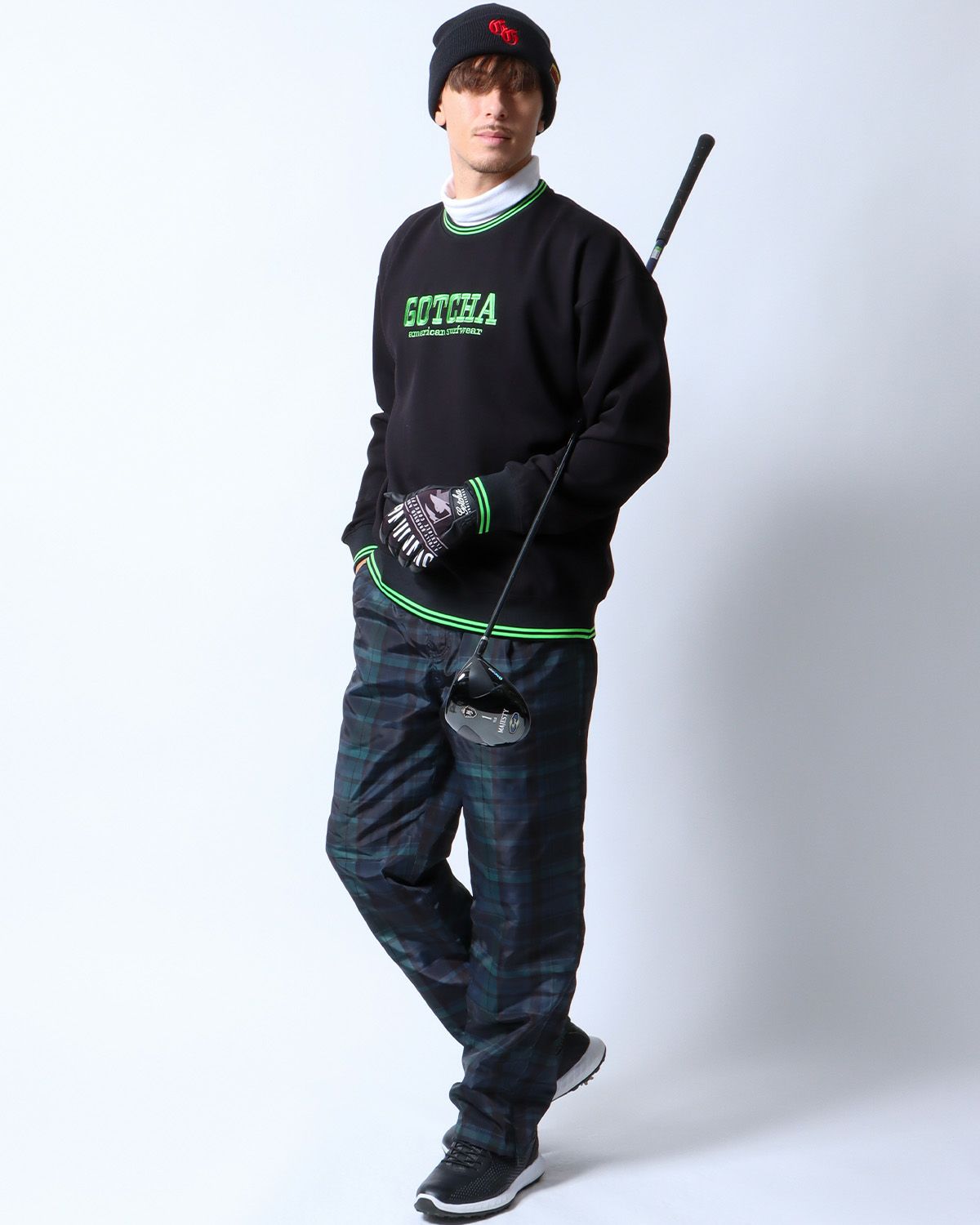 ブラック：180cm/70kg(Lサイズ着用)