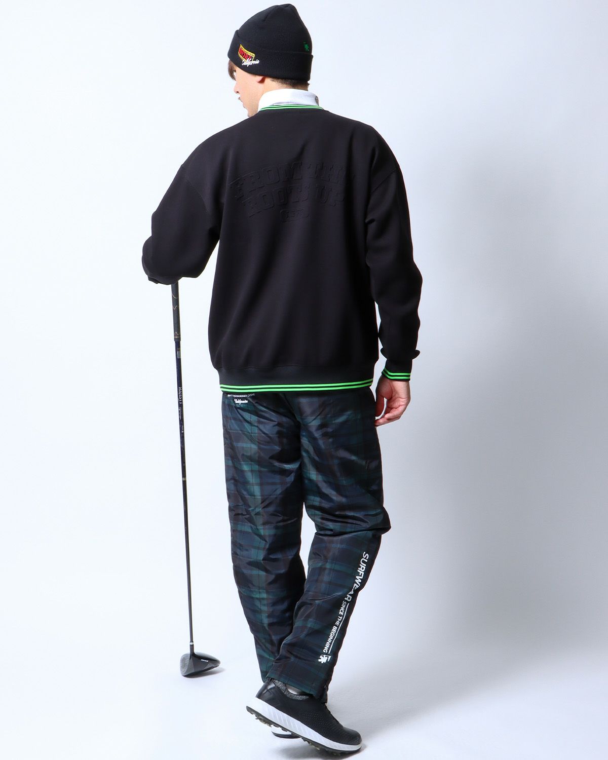 ブラック：180cm/70kg(Lサイズ着用)