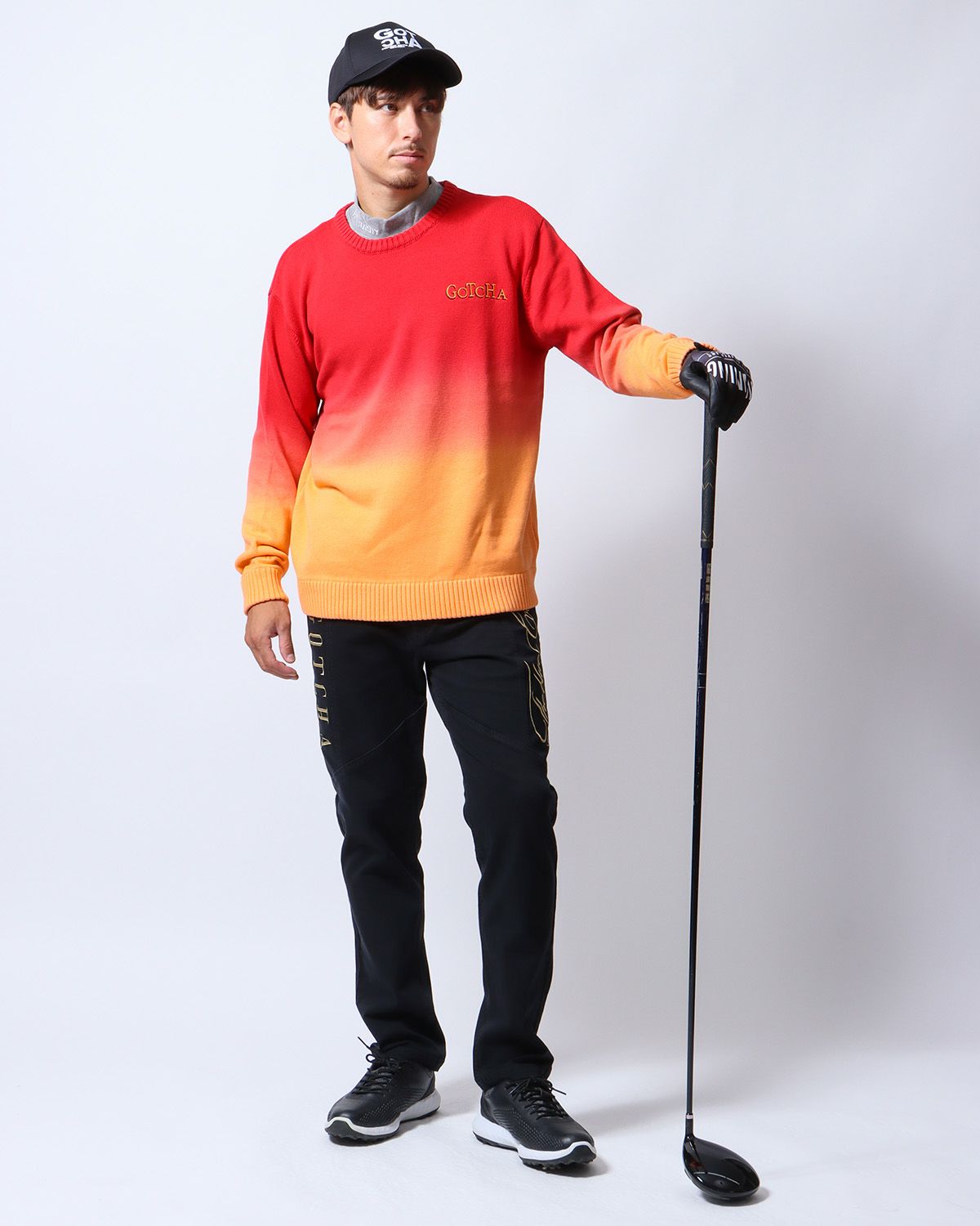 オレンジ：180cm/70kg(Lサイズ着用)