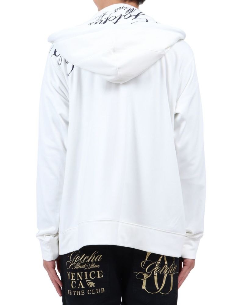 オフホワイト：174cm62kg(Lサイズ着用)