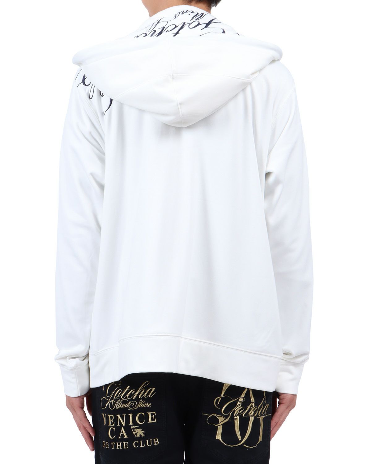 オフホワイト：174cm62kg(Lサイズ着用)