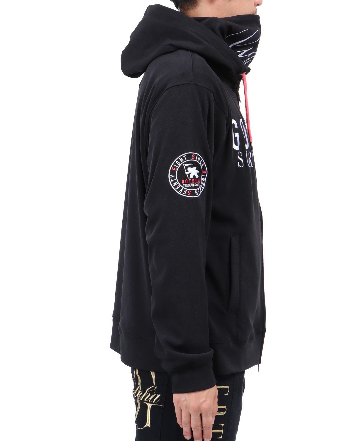 ブラック：174cm62kg(Lサイズ着用)