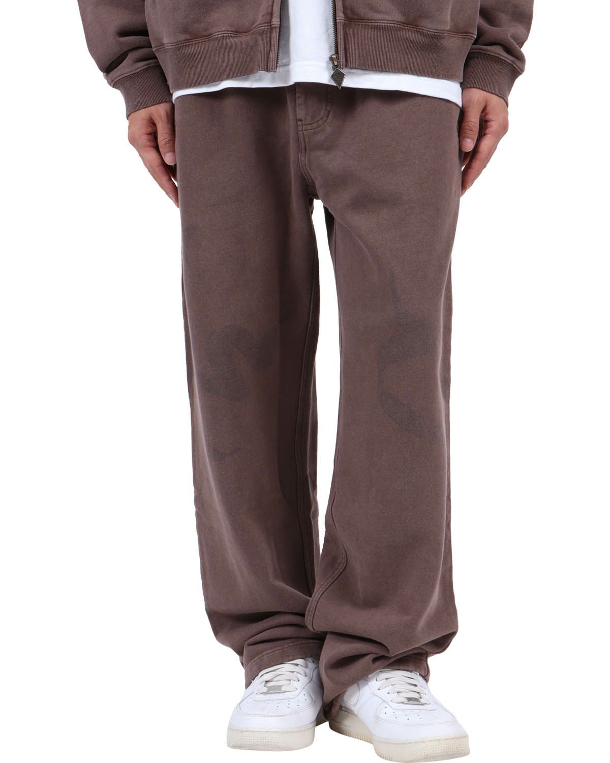 ブラウン：174cm62kg(Lサイズ着用)