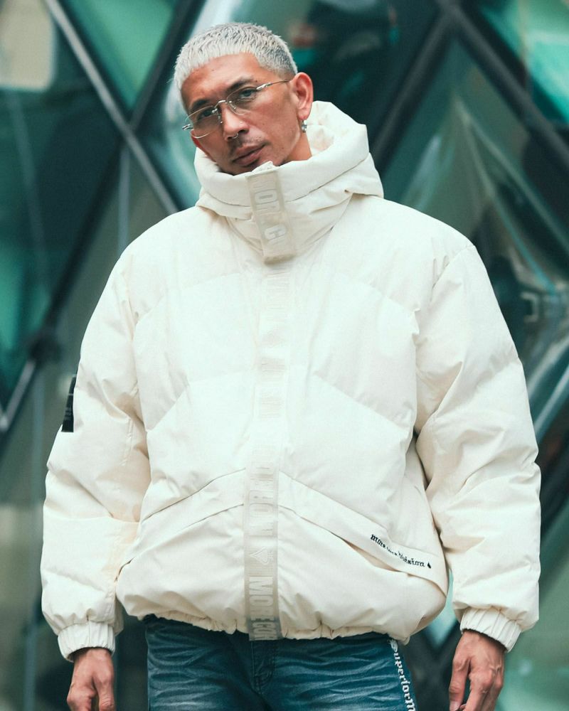 防風 撥水 ボリューム シルエット ダウン ジャケット