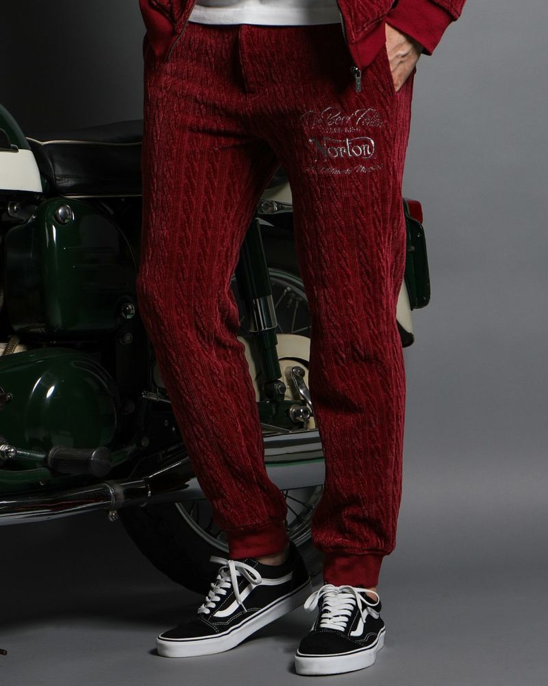 バーガンディ：186cm(Lサイズ着用)