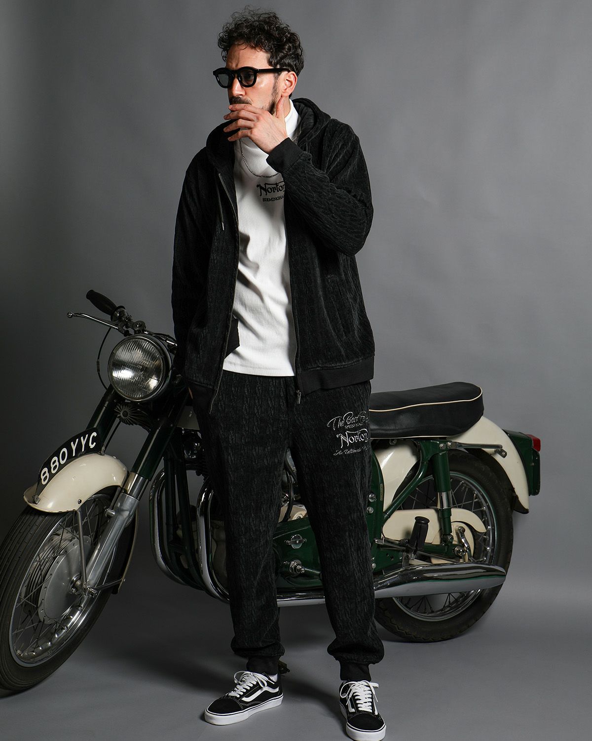 ブラック：186cm(Lサイズ着用)