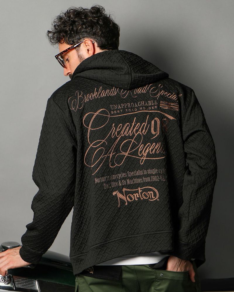 Norton] クロスジャガード フルジップ パーカー | PEET ONLINE STORE