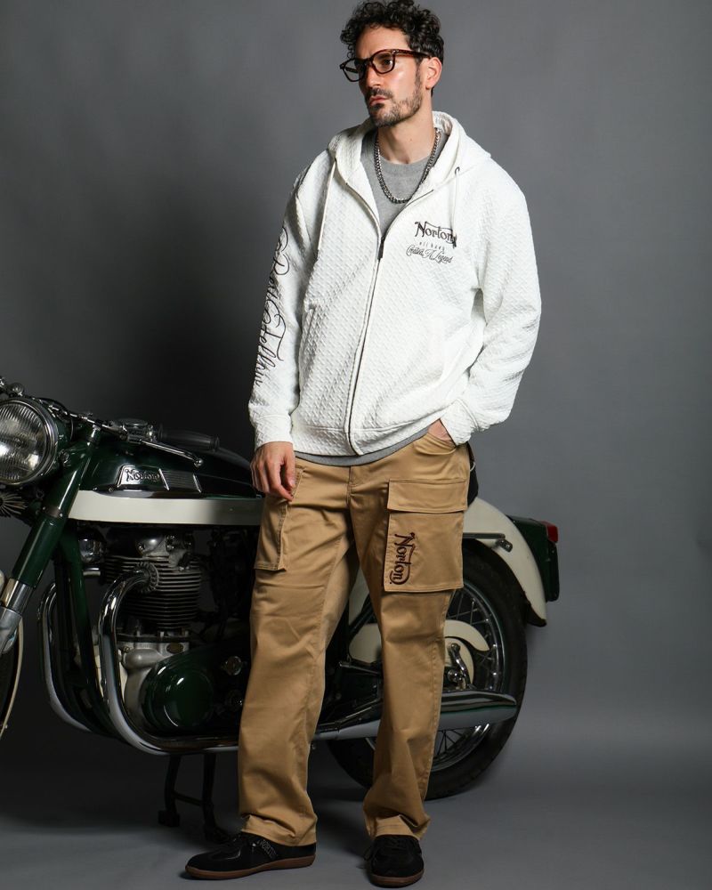 Norton] クロスジャガード フルジップ パーカー | PEET ONLINE STORE