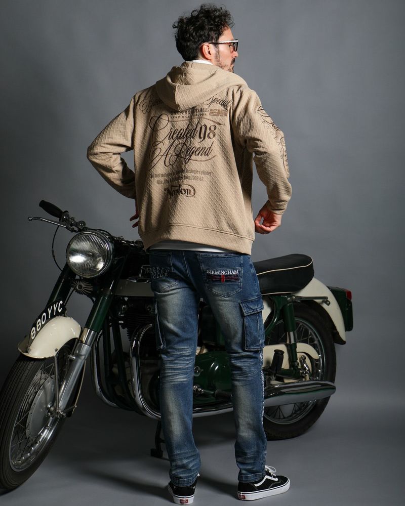 Norton] クロスジャガード フルジップ パーカー | PEET ONLINE STORE