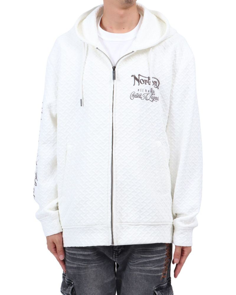 ホワイト：174cm62kg(Lサイズ着用)