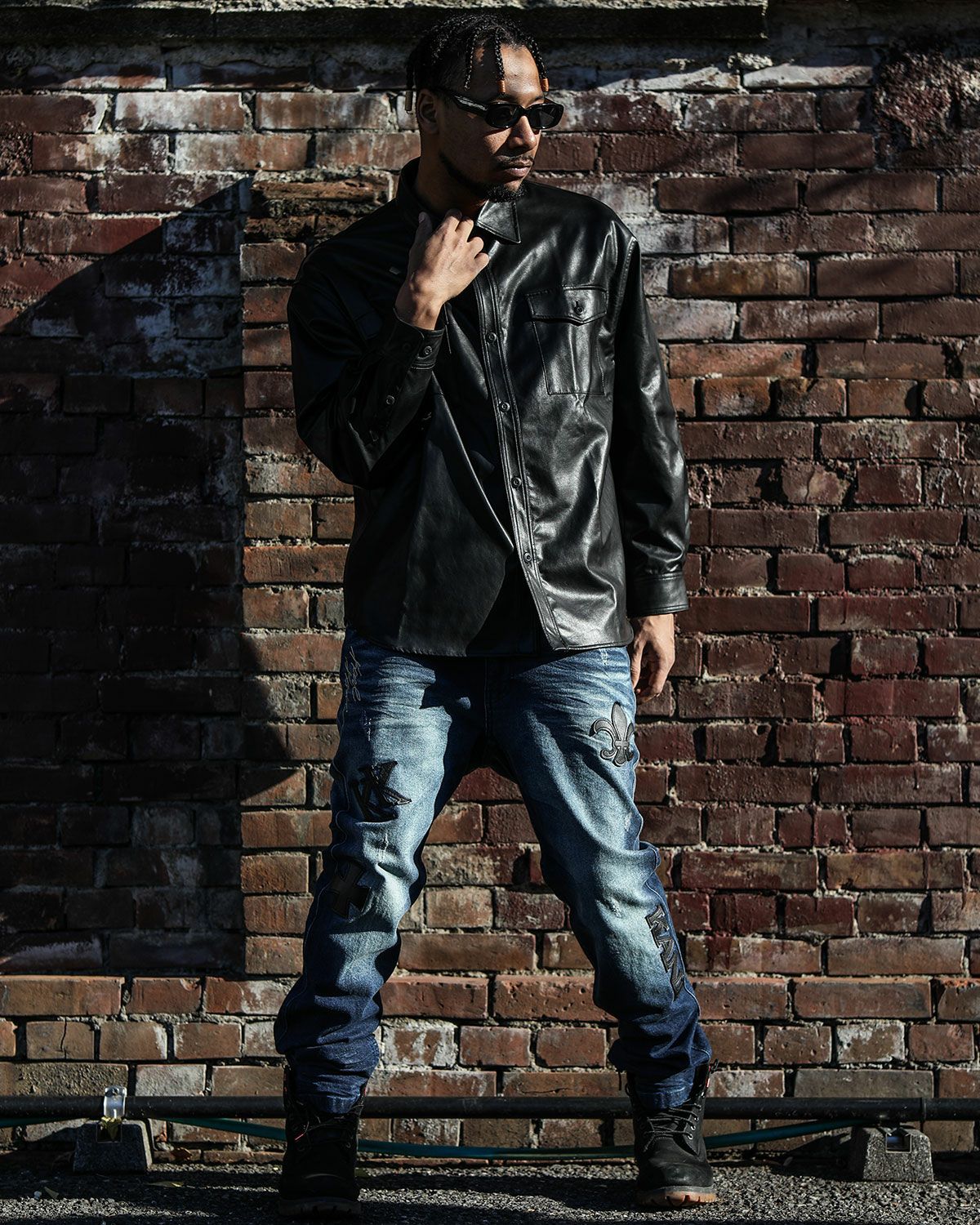 インディゴ：180cm(34inc着用)