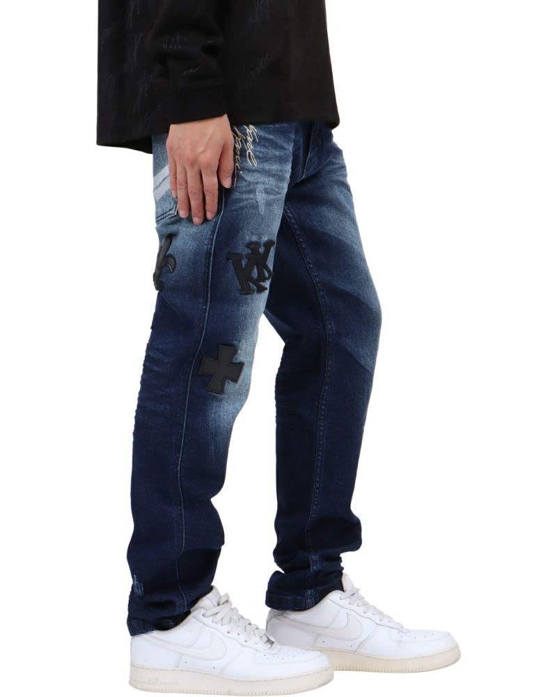 インディゴ：174cm62kg(32inc着用)