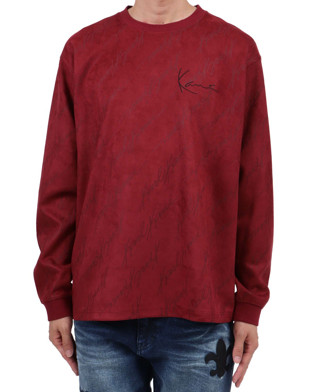 ワイン：174cm62kg(Lサイズ着用)