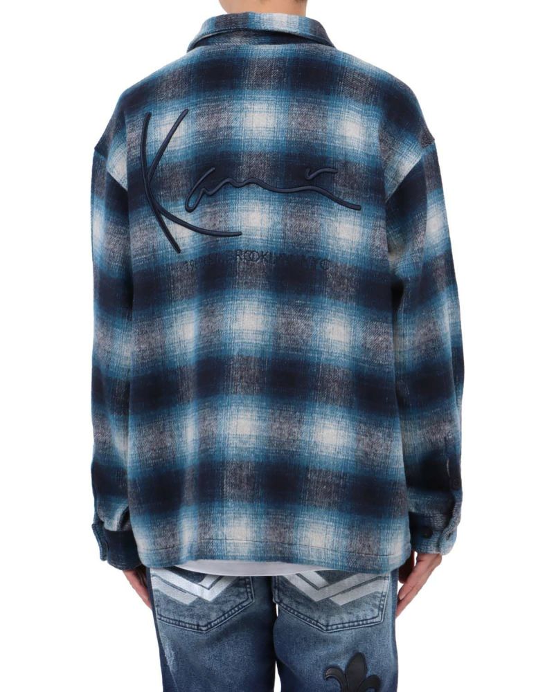 Karl Kani] シャギー チェック シャツ ジャケット | PEET ONLINE STORE