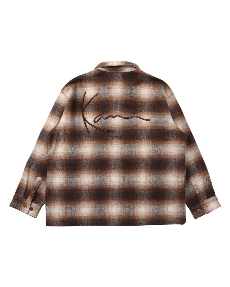 Karl Kani] シャギー チェック シャツ ジャケット | PEET ONLINE STORE