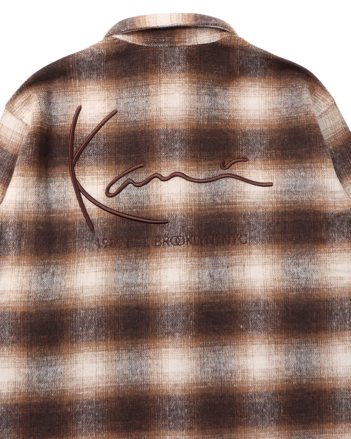 Karl Kani] シャギー チェック シャツ ジャケット | PEET ONLINE STORE