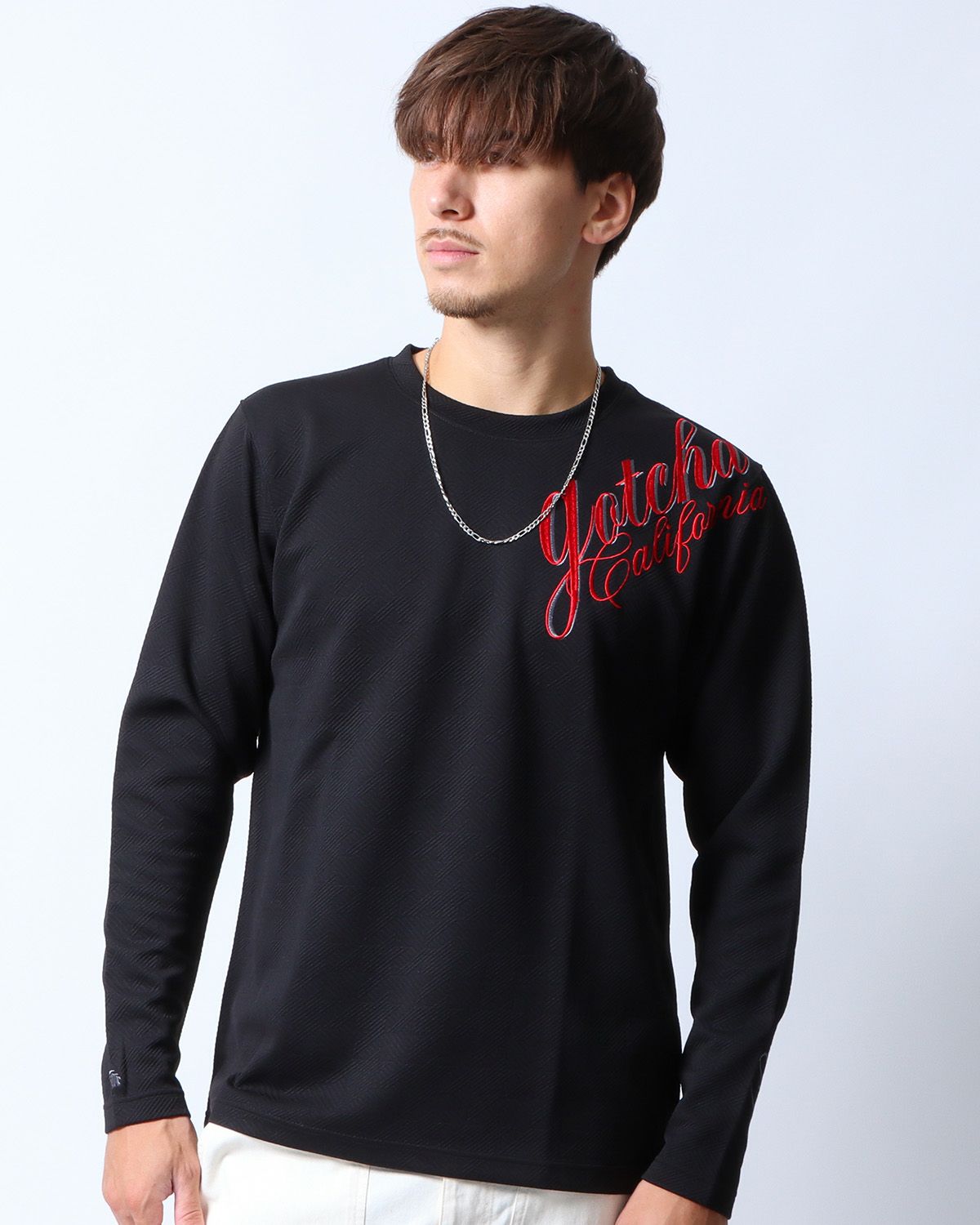 ブラック：180cm/70kg(Lサイズ着用)