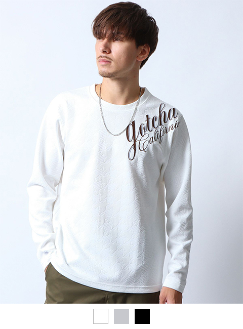 ホワイト：180cm/70kg(Lサイズ着用)