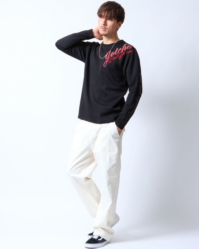 ブラック：180cm/70kg(Lサイズ着用)