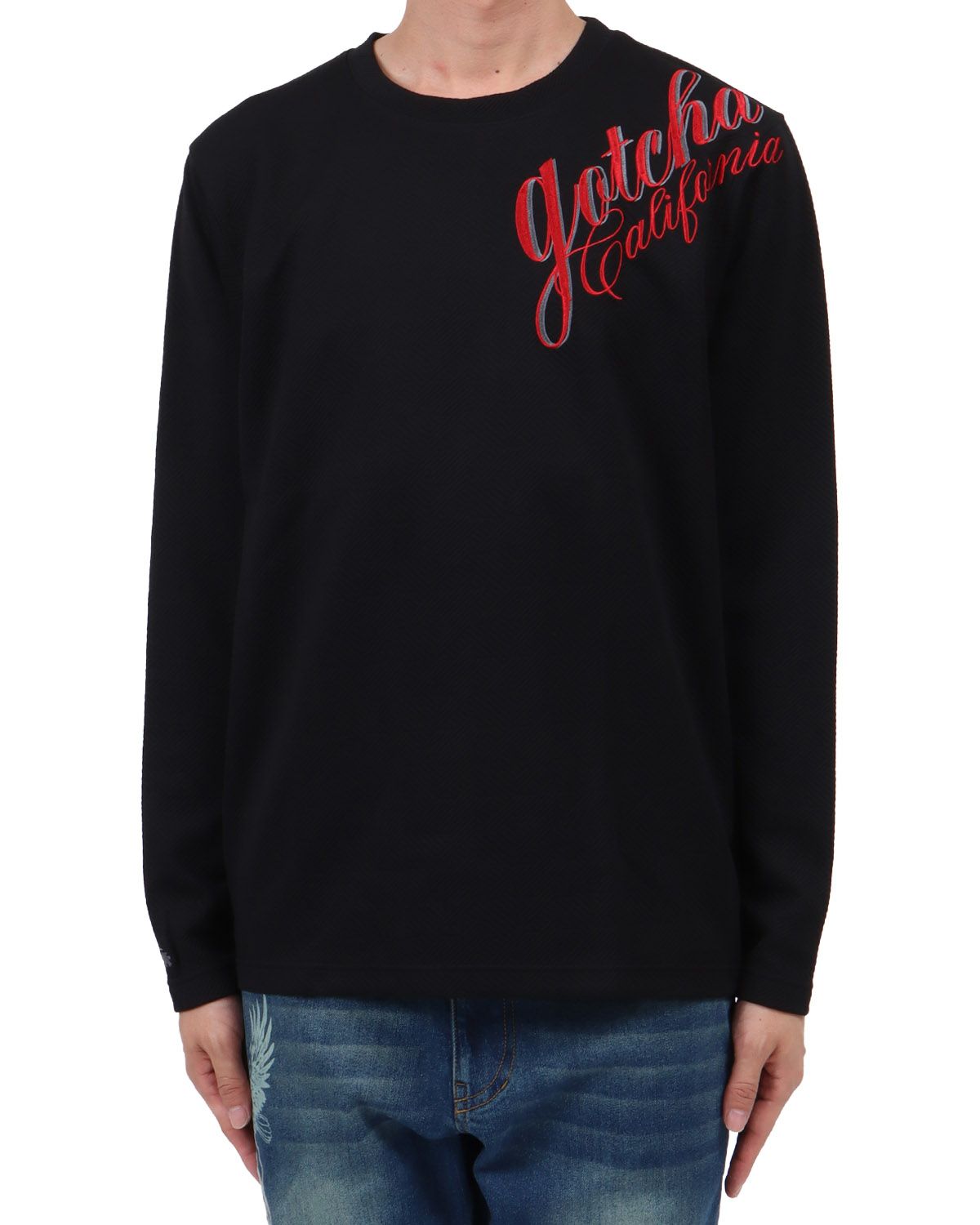 ブラック：174cm62kg(Lサイズ着用)