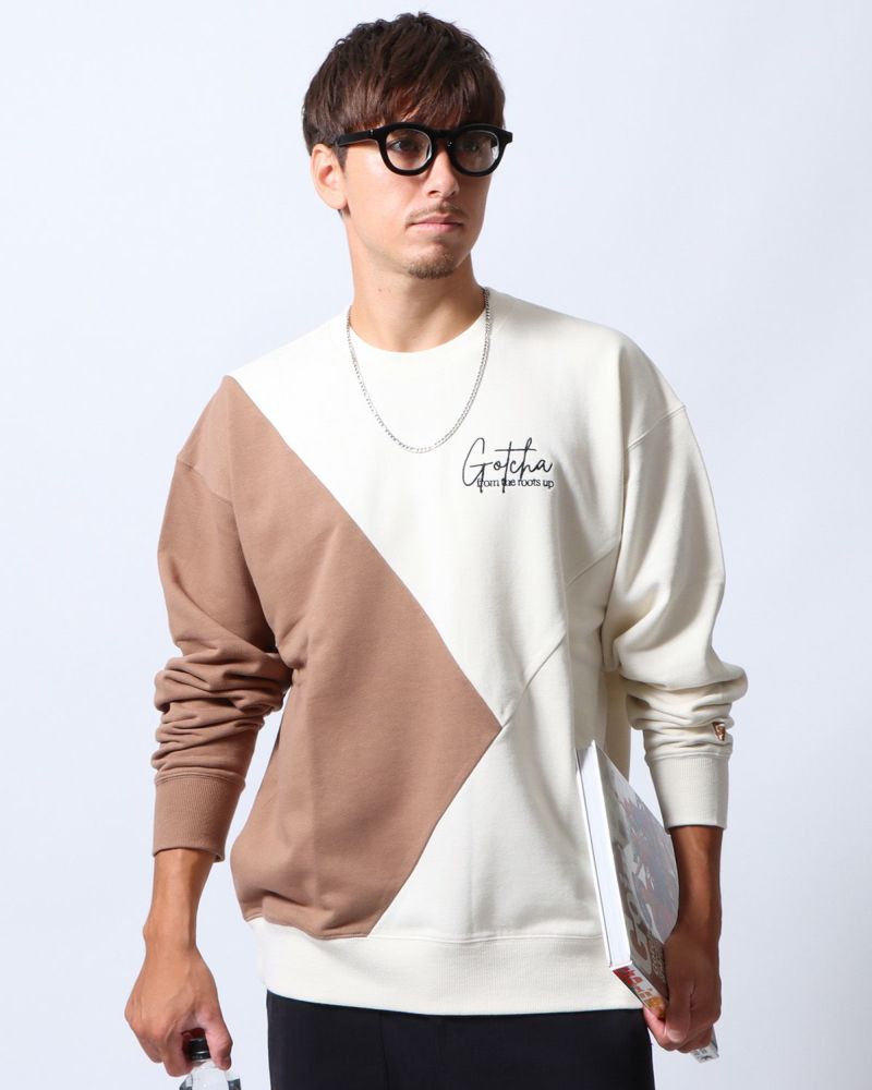 オフホワイト:180cm/70kg(Lサイズ着用)