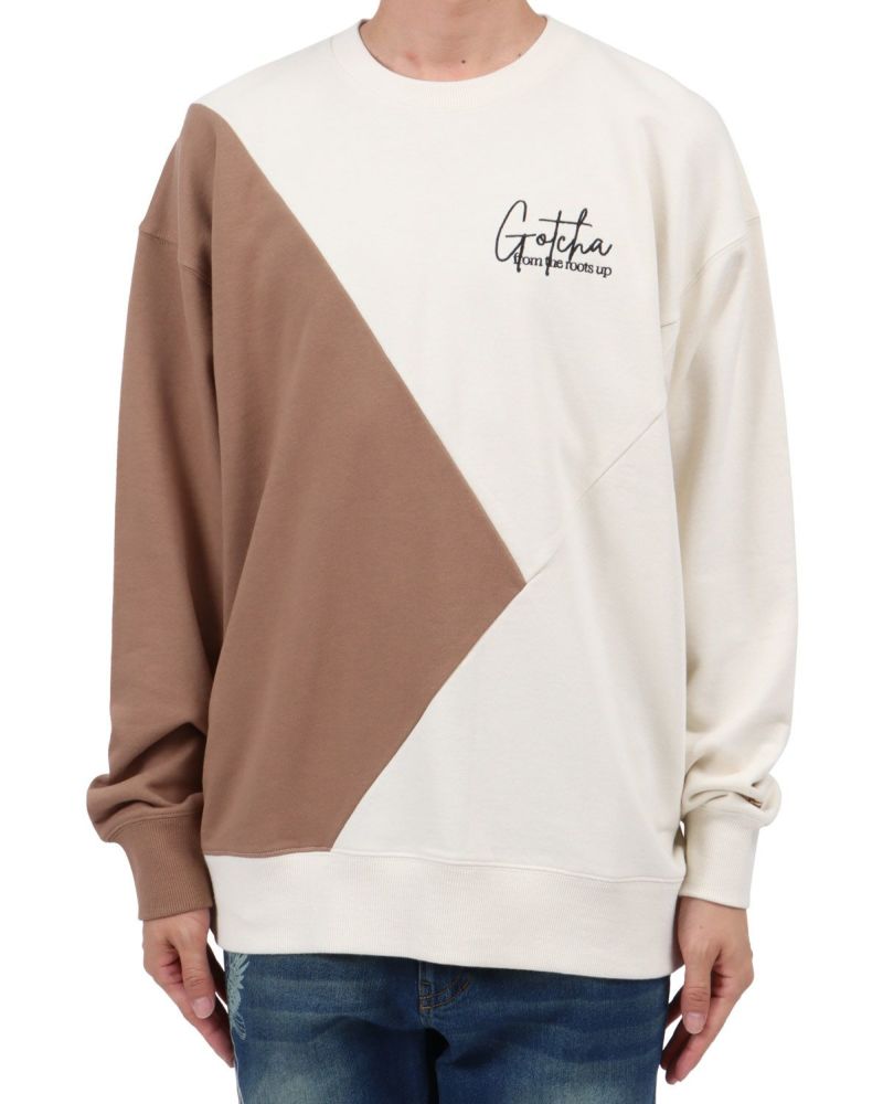 オフホワイト：174cm62kg(Lサイズ着用)