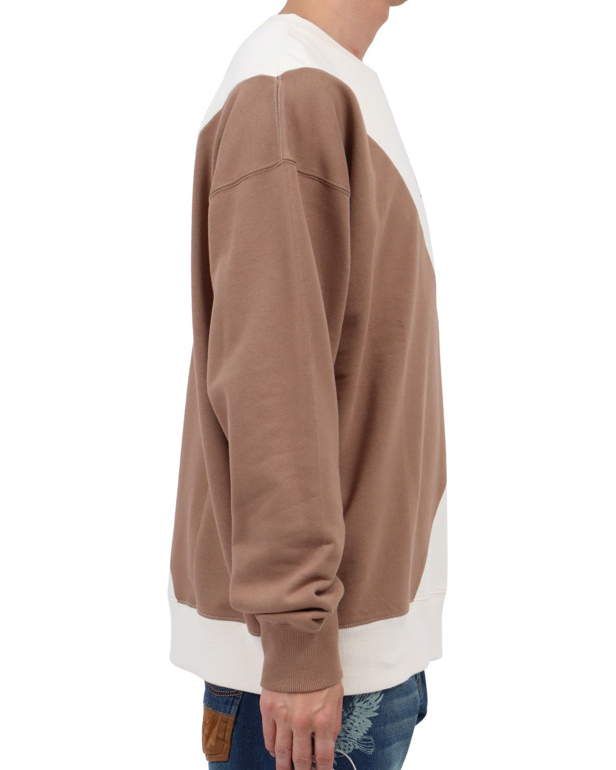 オフホワイト：174cm62kg(Lサイズ着用)