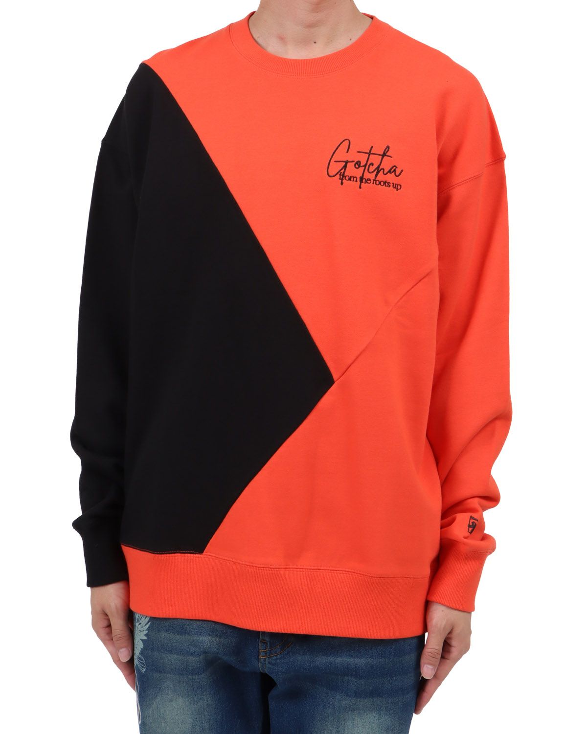 オレンジ：174cm62kg(Lサイズ着用)