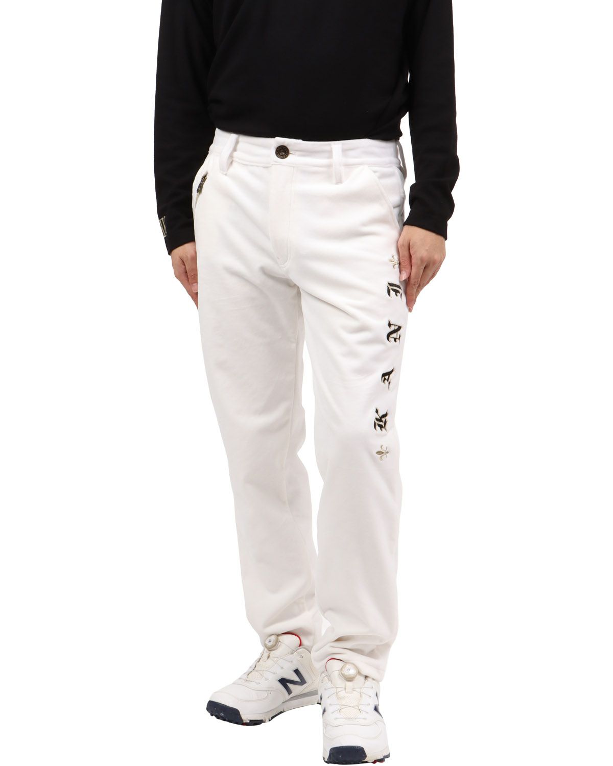 ホワイト：173cm63kg(Mサイズ着用)